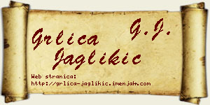 Grlica Jaglikić vizit kartica
